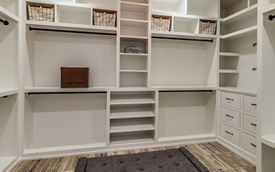 beautiful recently renovated walk-in closet