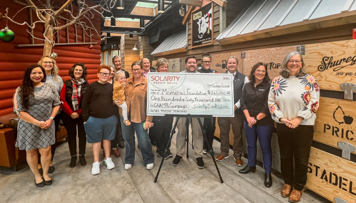 Solarity donates $160,000 to Memorial Foundation