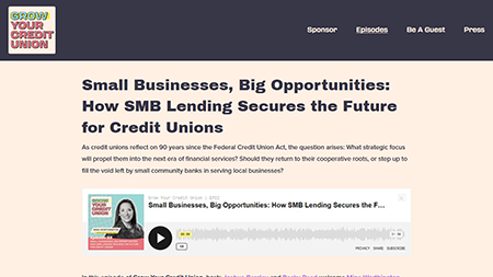 How SMB lending secures the future for credit unions