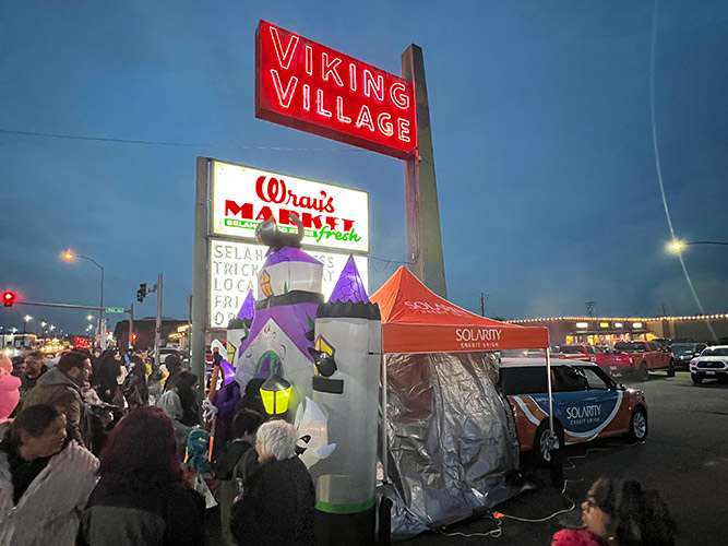 Solarity haunted house at Selah Chambers Trick or Treat 2025