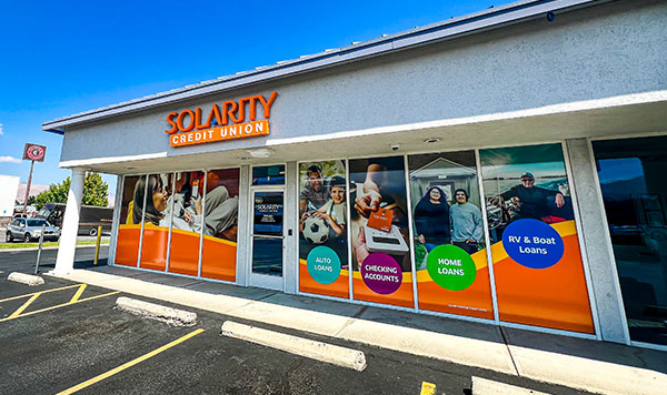 Wenatchee branch building Solarity Credit Union